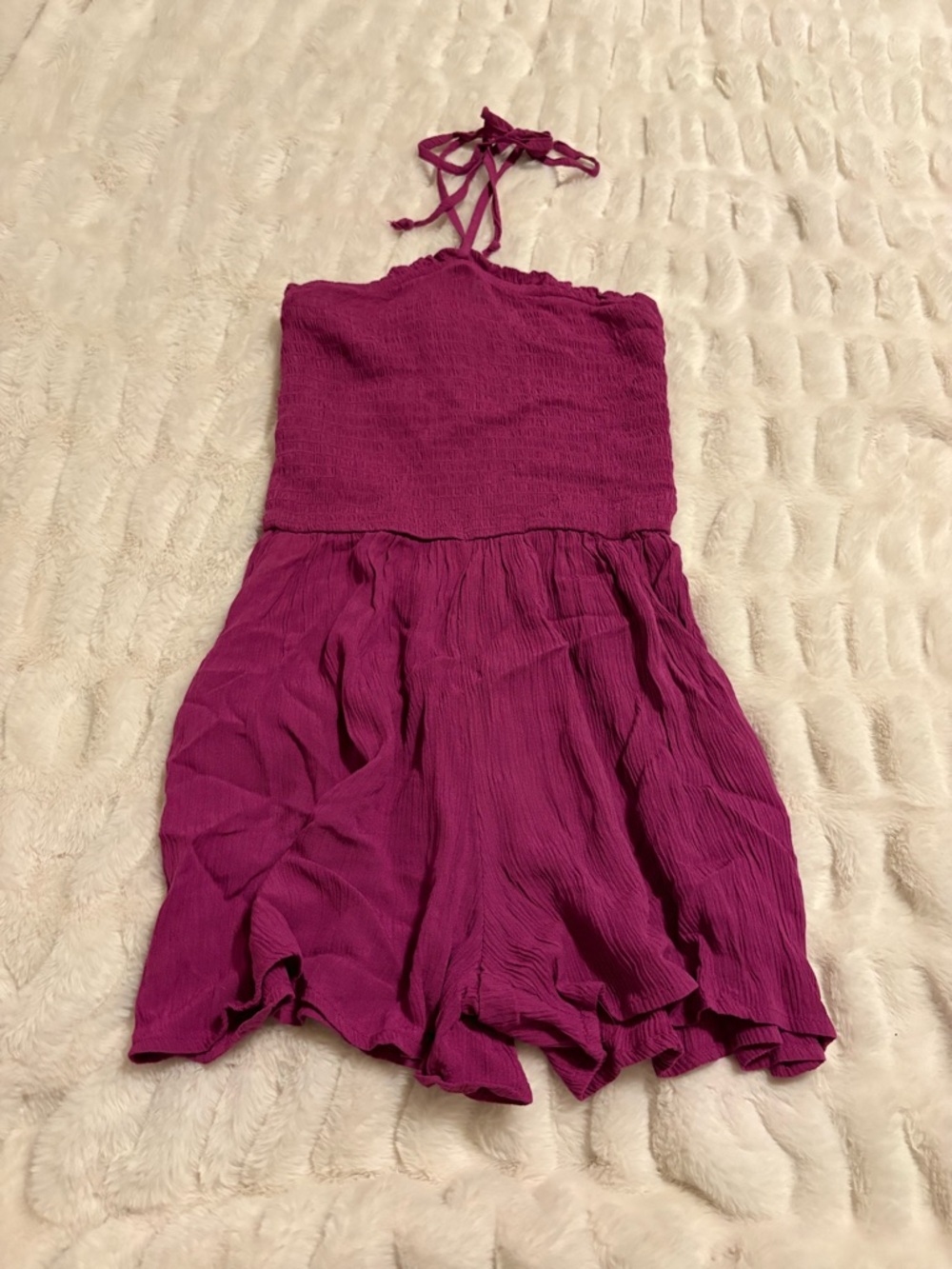 wild fable Magenta Halter Swim Coverup